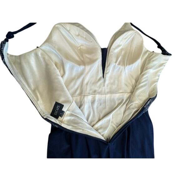 "XSCAPE" Beaded Formal Dress SZ 4 Slit Side Y2K Whimsigoth Fairycore 2000s Prom - Picture 8 of 8